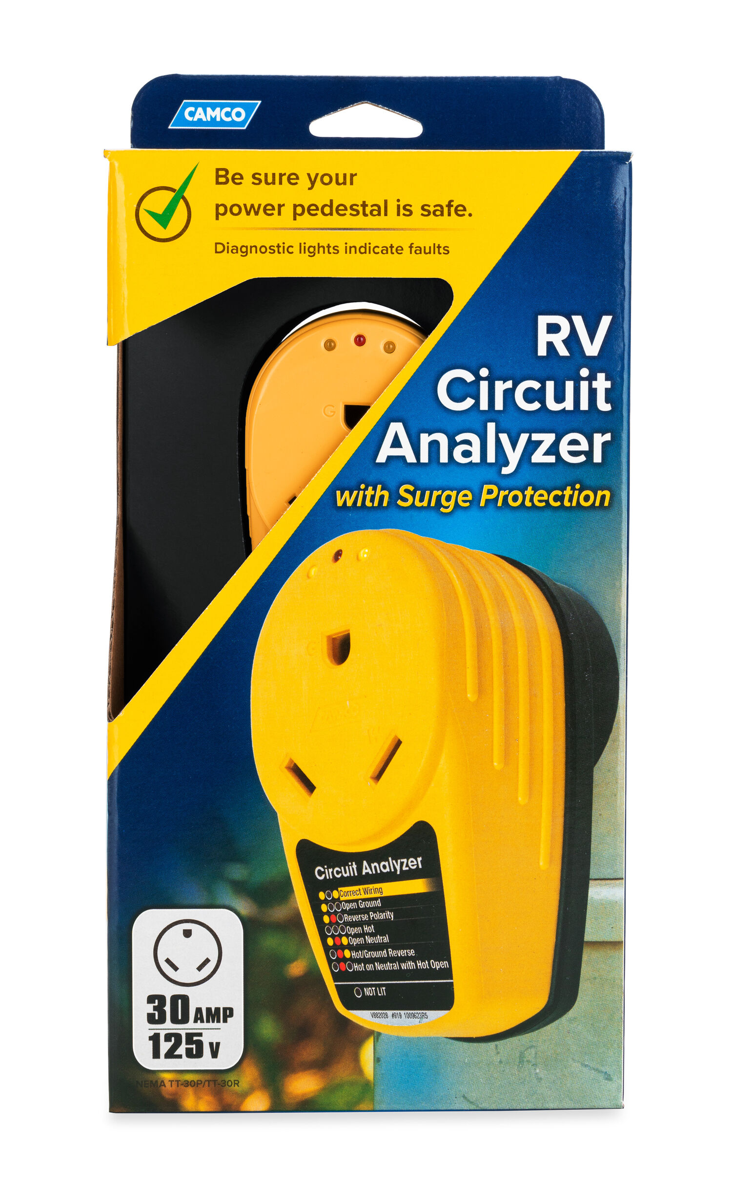 Circuit Analyzer Plug-Type 30A 125V