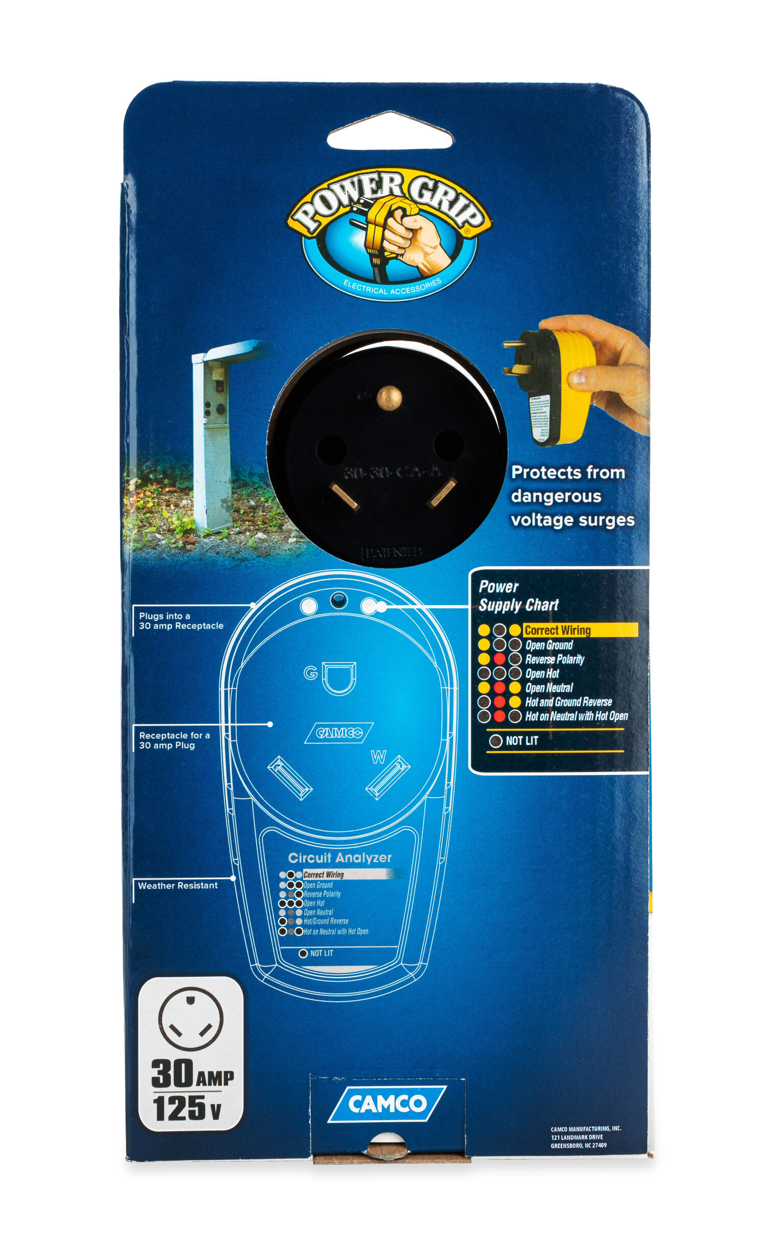 Circuit Analyzer Plug-Type 30A 125V