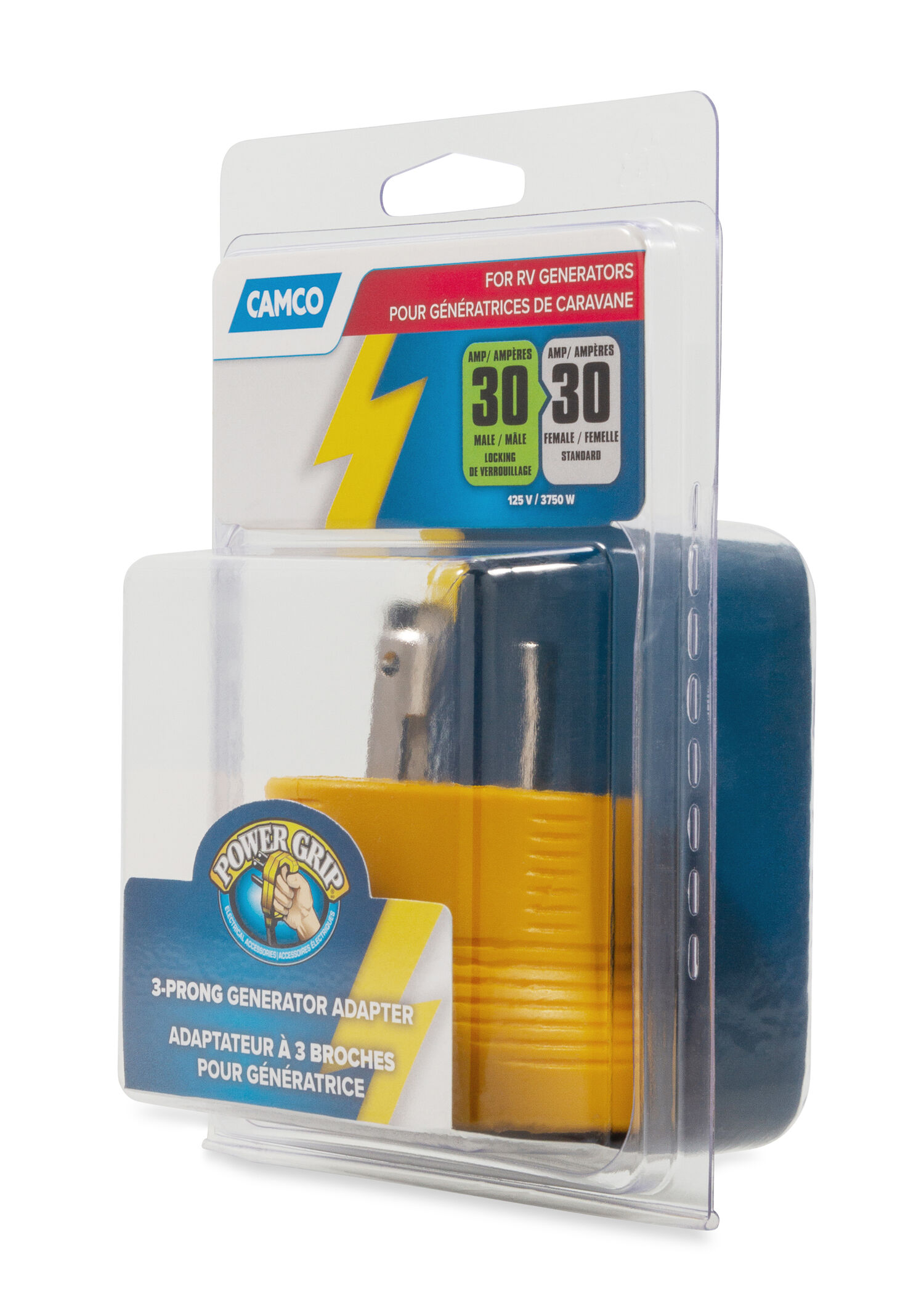 GenAdpt 30AM 3-Prong 125V/3750W