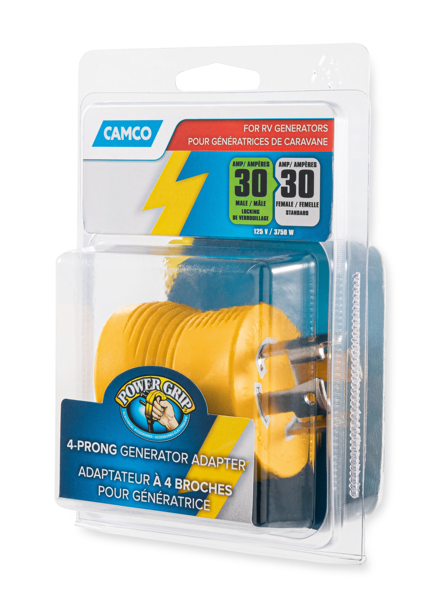 GenAdpt 30AM 4-Prong 125V/3750W