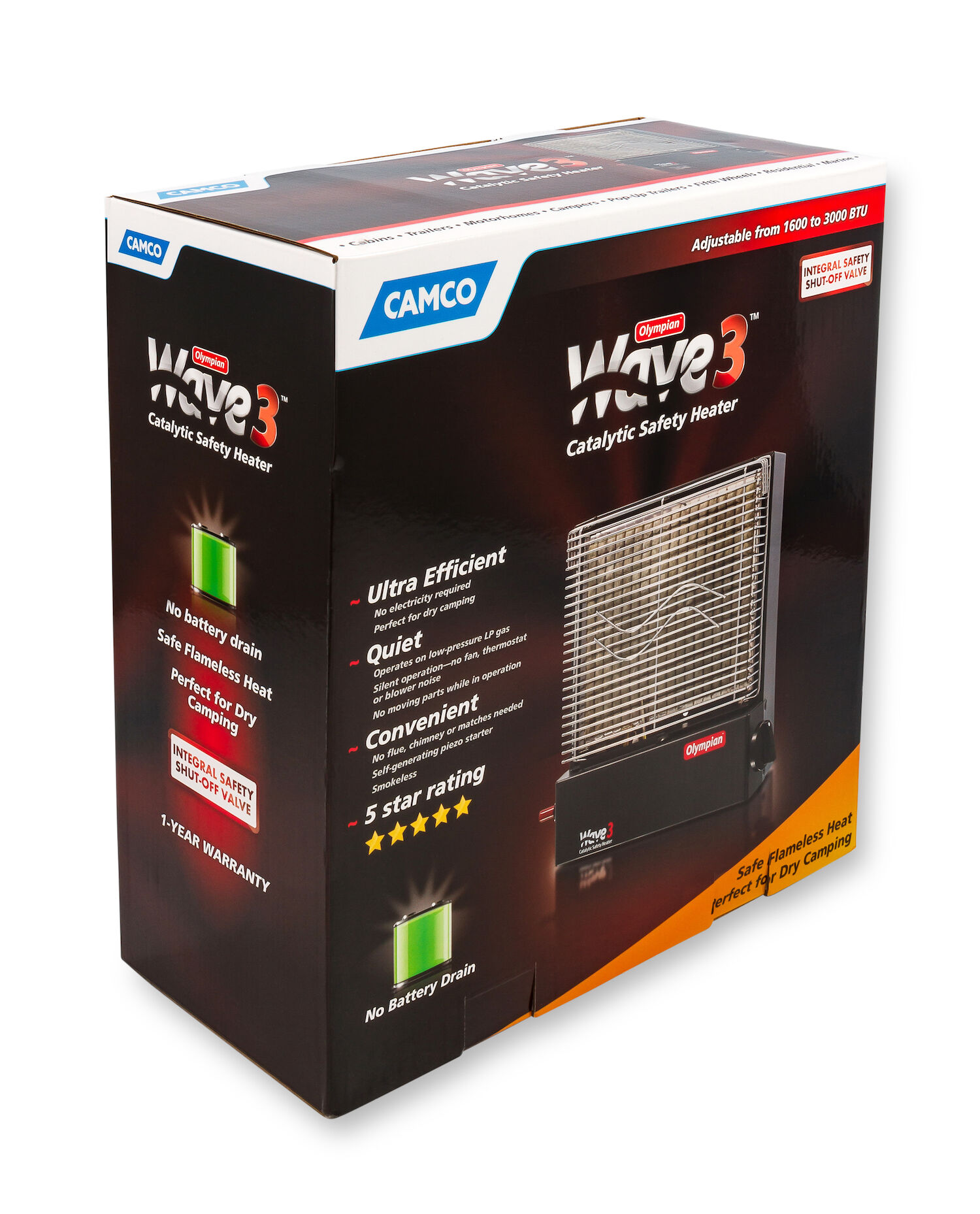 Olympian Wave-3 3000 BTU Heater