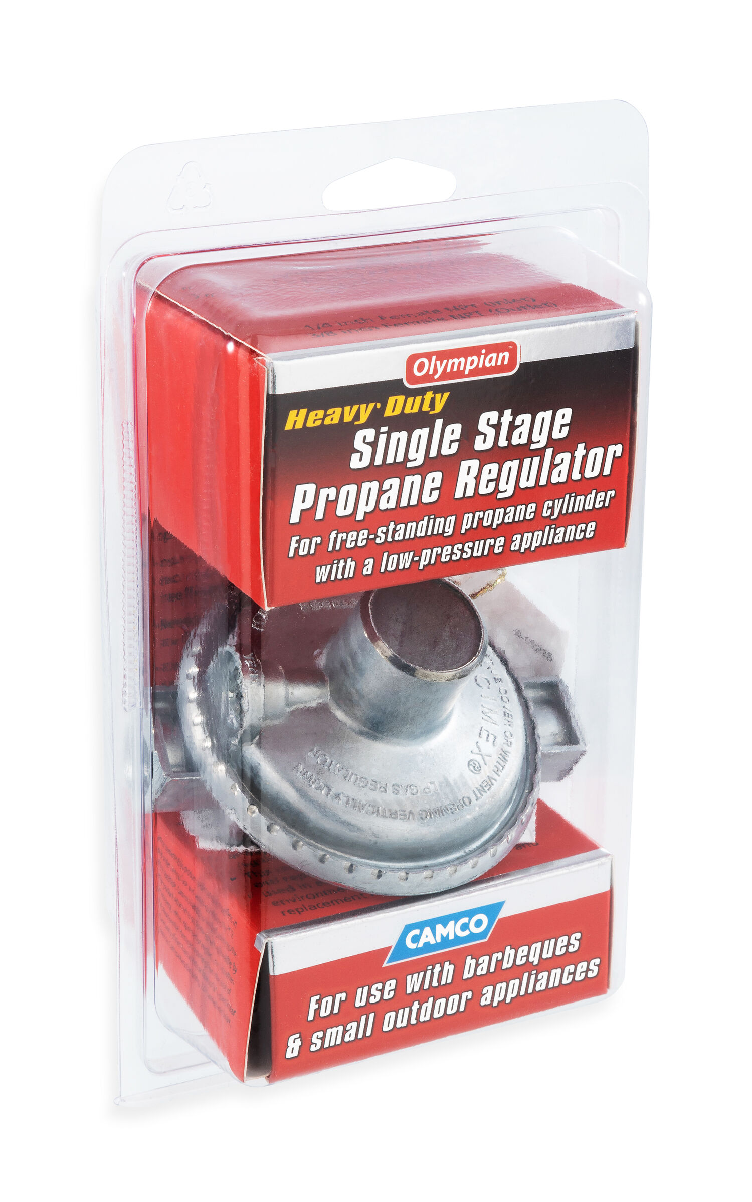 Single Stage Propane Low Press Regulator, Clamshell