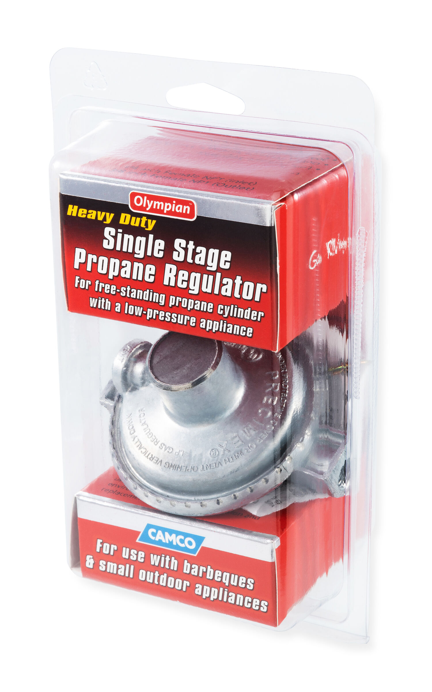 Single Stage Propane Low Press Regulator, Clamshell