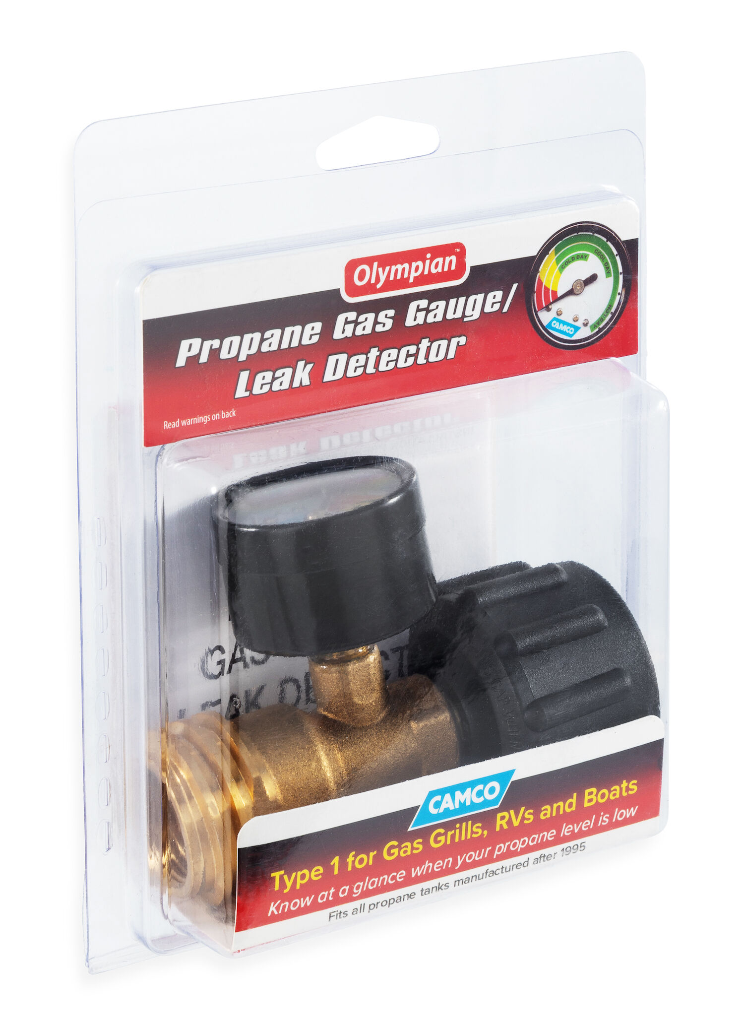 Propane Gauge/Leak Detector, Clamshell