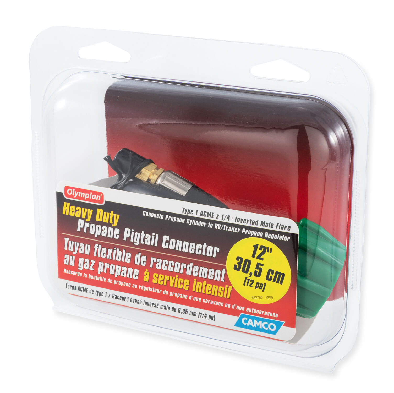 PigTail Propane Hose,12-In