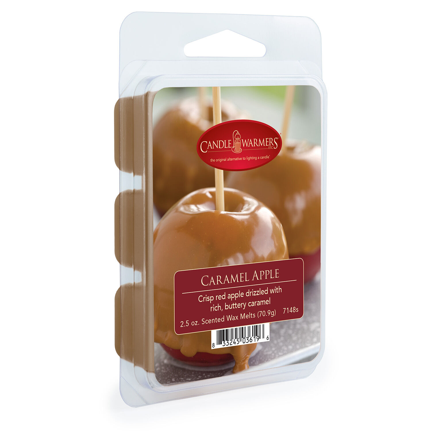 Classic Wax Melts For Scented Wax Cube And Tart Warmers, Caramel Apple, 2.5 Oz.