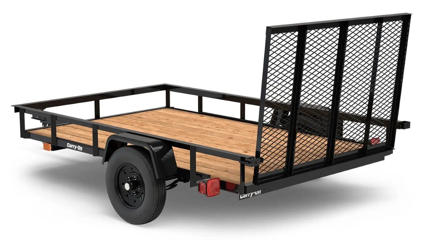 Carry-On 5-ft x 8-ft Wire Mesh Utility Trailer with Gate
