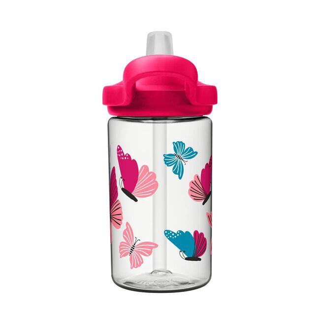 Camelbak Colorblock Butterflies Eddy + Kids Water Bottle With Tritan Renew, 14-Oz