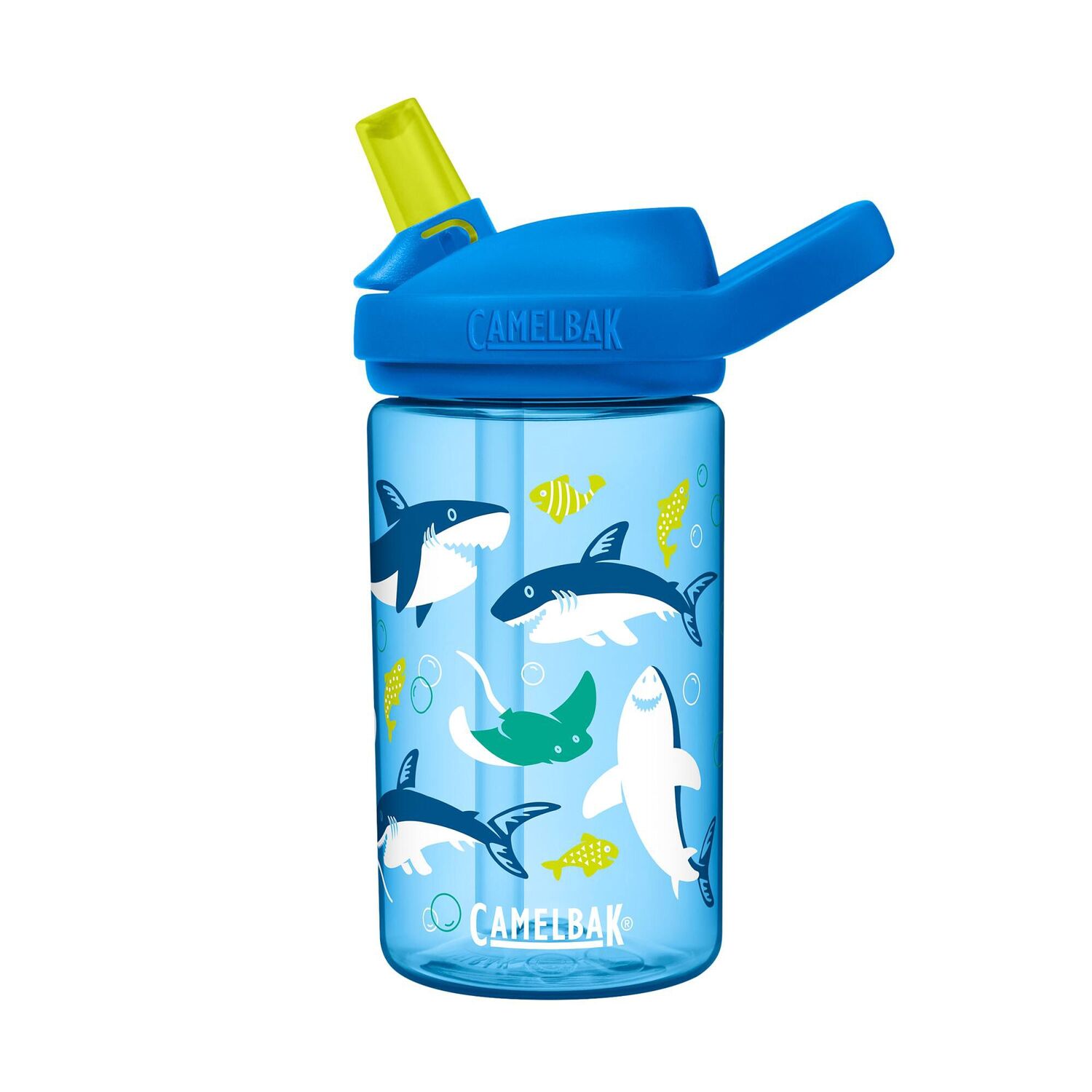 Camelbak Sharks & Rays Eddy+ Kids Bottle With Tritan Renew, 14-Oz