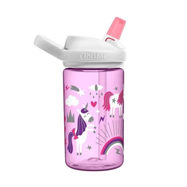 Camelbak Eddy + Kids Unicorn Water Bottle With Tritan Renew, 14-Oz