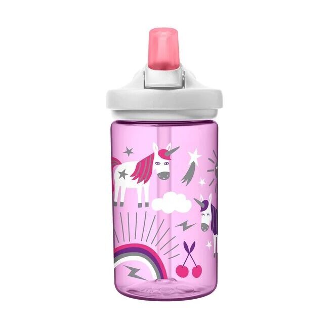 Camelbak Eddy + Kids Unicorn Water Bottle With Tritan Renew, 14-Oz