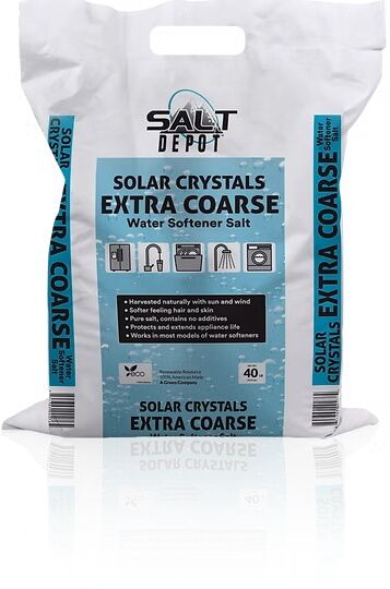 Salt Depot Solar Crystals Extra Coarse Water Softener Salt, 40-Lb