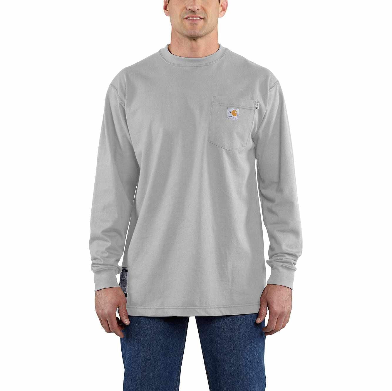 Flame-Resistant Carhartt Force Cotton Long-Sleeve T-Shirt