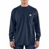 Men's Force® Flame-Resistant Cotton Long-Sleeve T-Shirt in Navy
