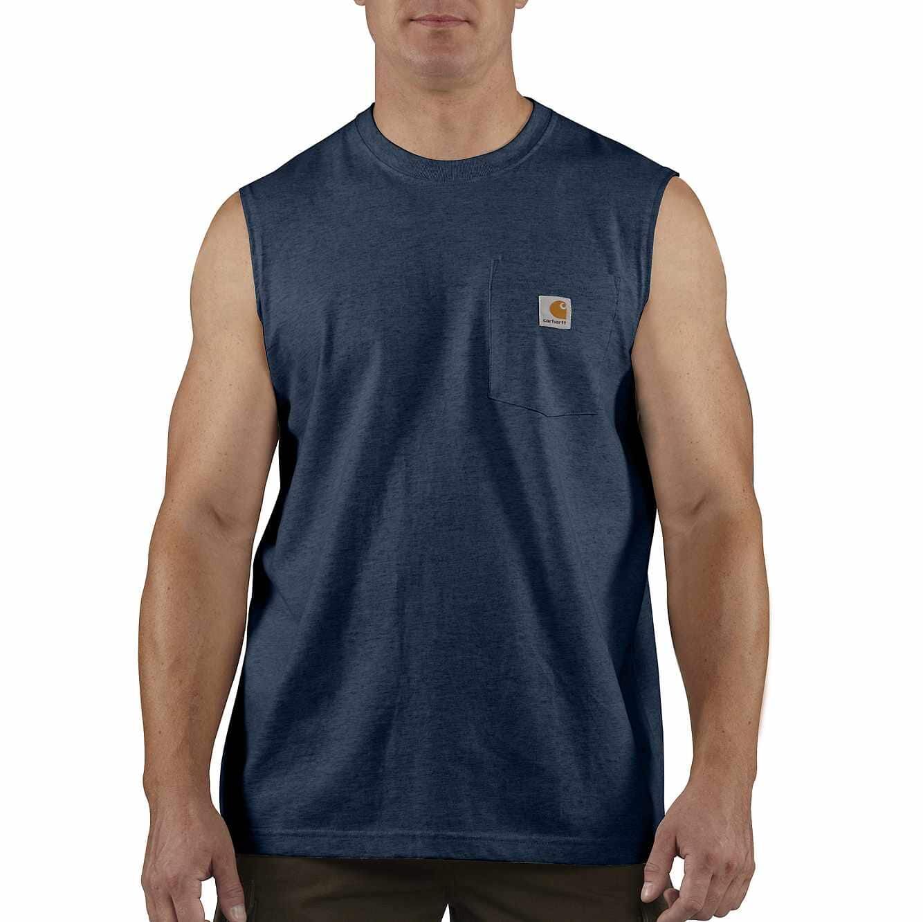 Workwear Pocket Sleeveless T Shirt - Shirts, Carhartt