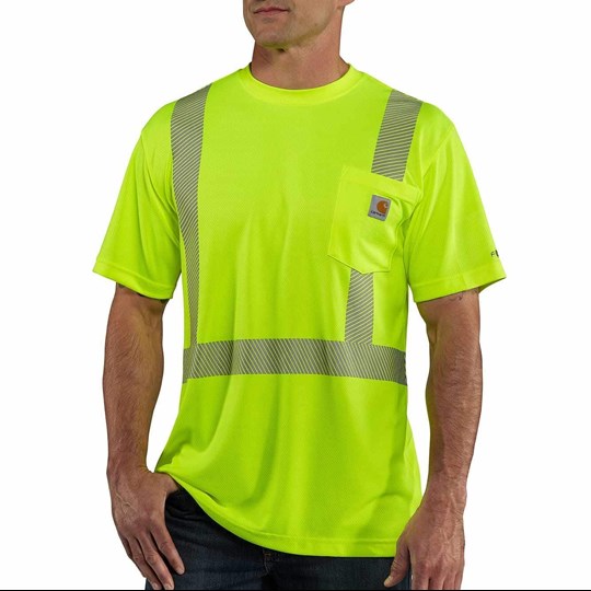Carhartt Force® High-Visibility Short-Sleeve Class 2 T-Shirt - Personal  Protection Apparel, Carhartt