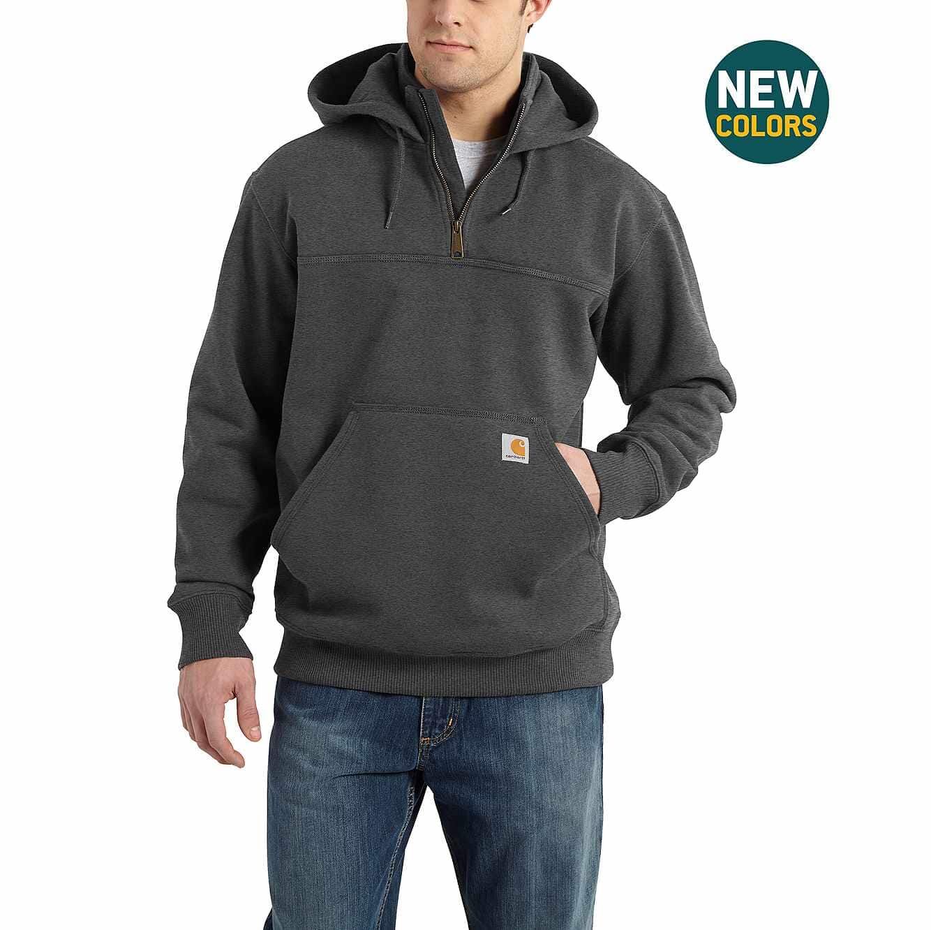 Carhartt Men's Rain Defender Loose Fit Heavyweight 1/4 Zip Hoodie