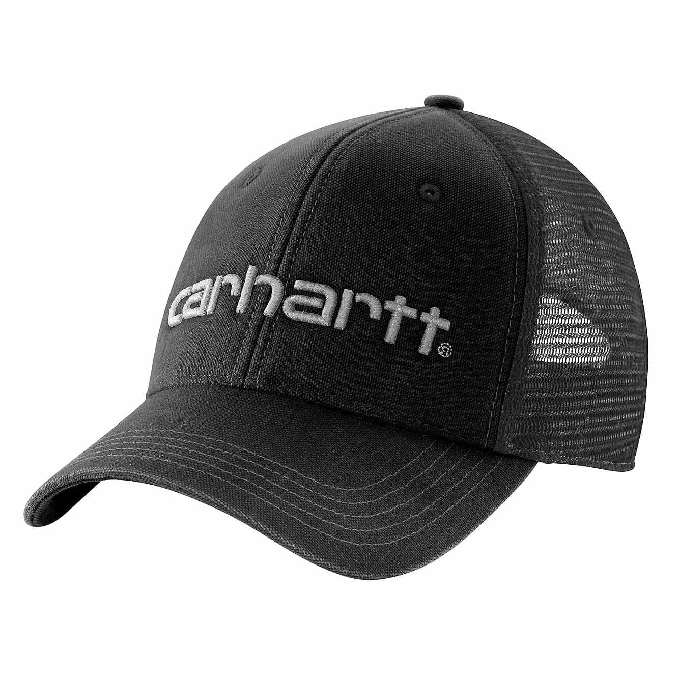 Carhartt Men's Canvas Mesh-Back Logo Graphic Cap