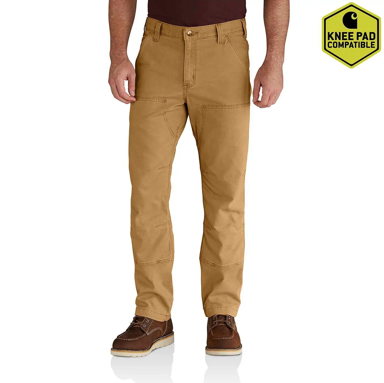 Carhartt Men's Relaxed Fit Rugged Flex Flex Canvas Utility Double-Knee Pant 