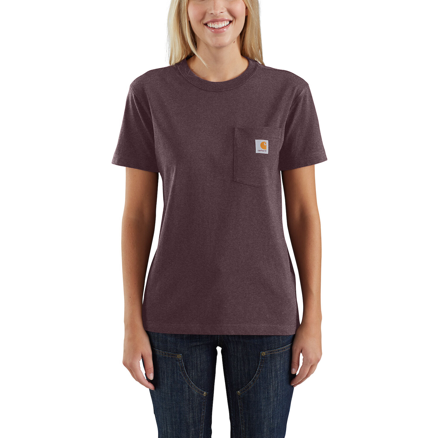 Carhartt Women's Loose Fit Heavyweight Short Sleeve Pocket T-Shirt