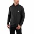 Men's Force® Long-Sleeve Quarter-Zip Pocket T-Shirt in Black
