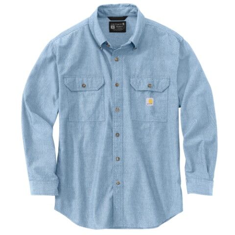 Carhartt Men's Loose Fit Midweight Chambray Long Sleeve Shirt