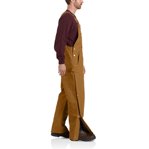 Carhartt Men's Loose Fit Firm Duck Insulated Bib Overall in