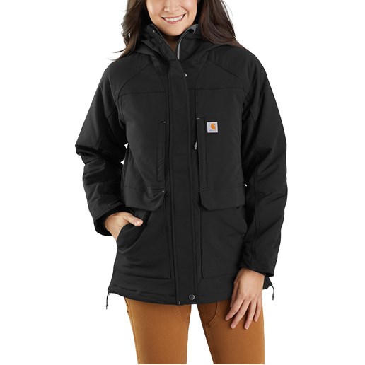 Carhartt Women's Super Dux™ Relaxed Fit Insulated Traditional Coat in Black