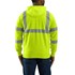 Carhartt Men's High-Visibility Rain Defender Loose Fit Midweight Class 3 Sweatshirt in Brite Lime
