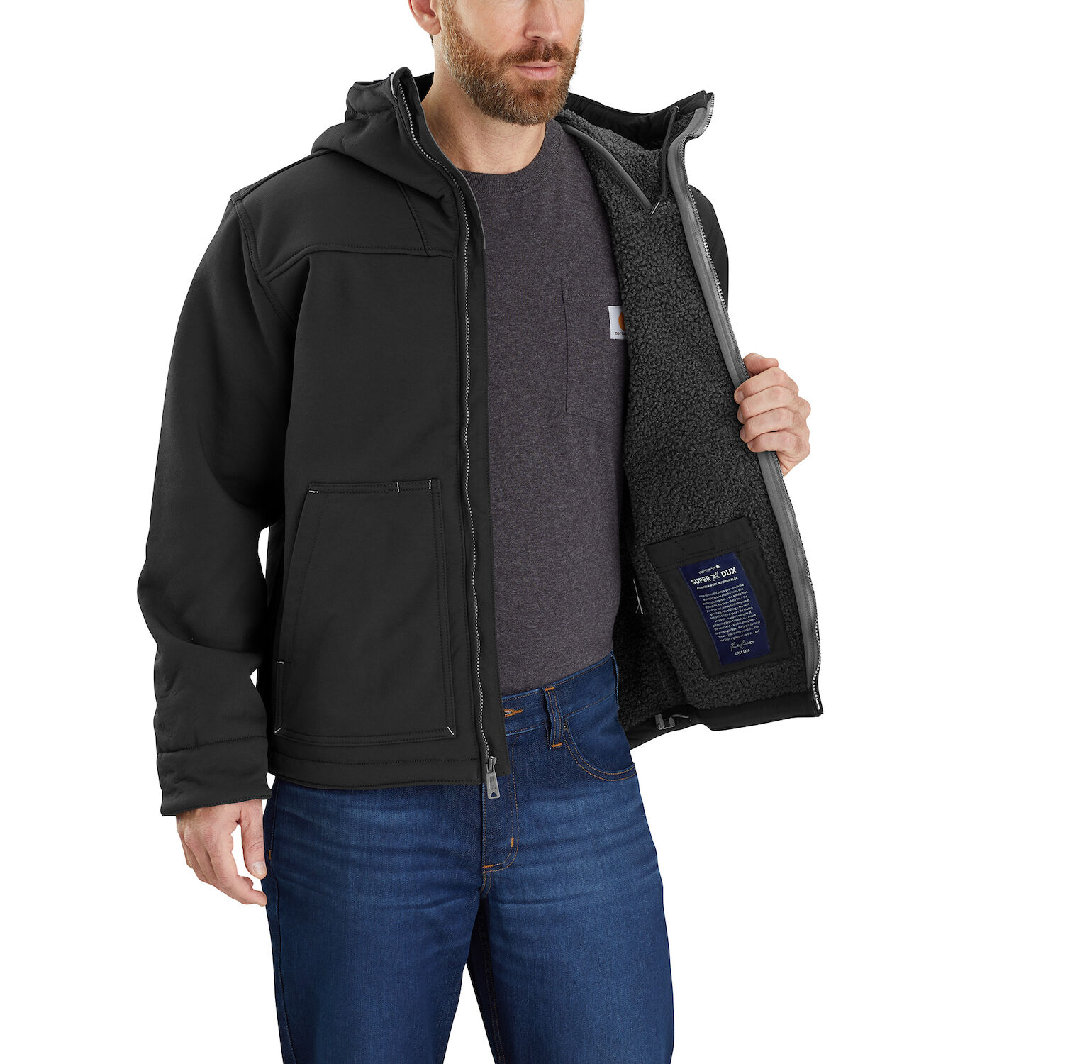 Carhartt Men's Super Dux Relaxed Fit Sherpa-Lined Active Jac