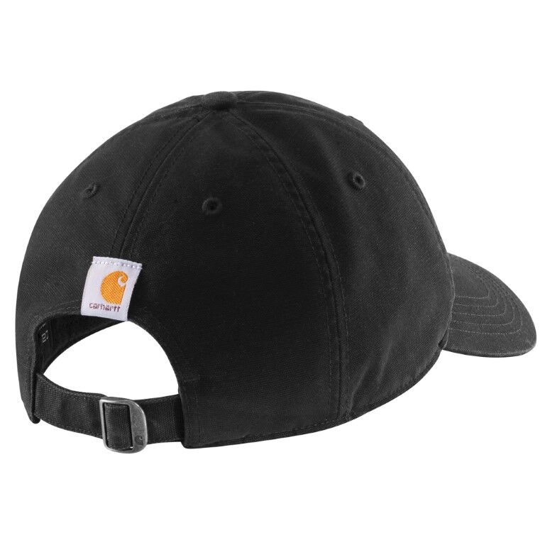 Carhartt Women's Canvas Script Graphic Cap in Black