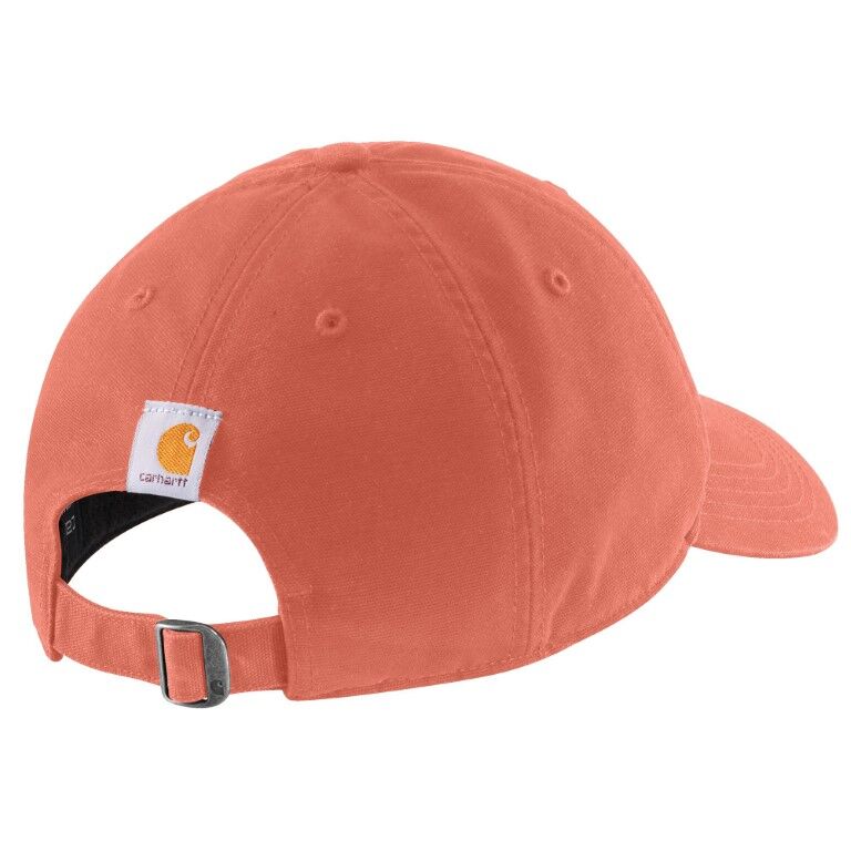 Carhartt Women's Canvas Script Graphic Cap in Desert Orange