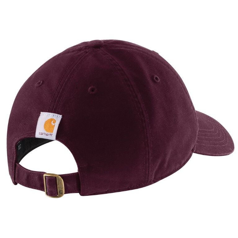 Carhartt Women's Canvas Script Graphic Cap in Blackberry