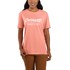 Carhartt Women's Loose Fit Heavyweight Short-Sleeve Crafted Graphic T-Shirt in Hibiscus Heather