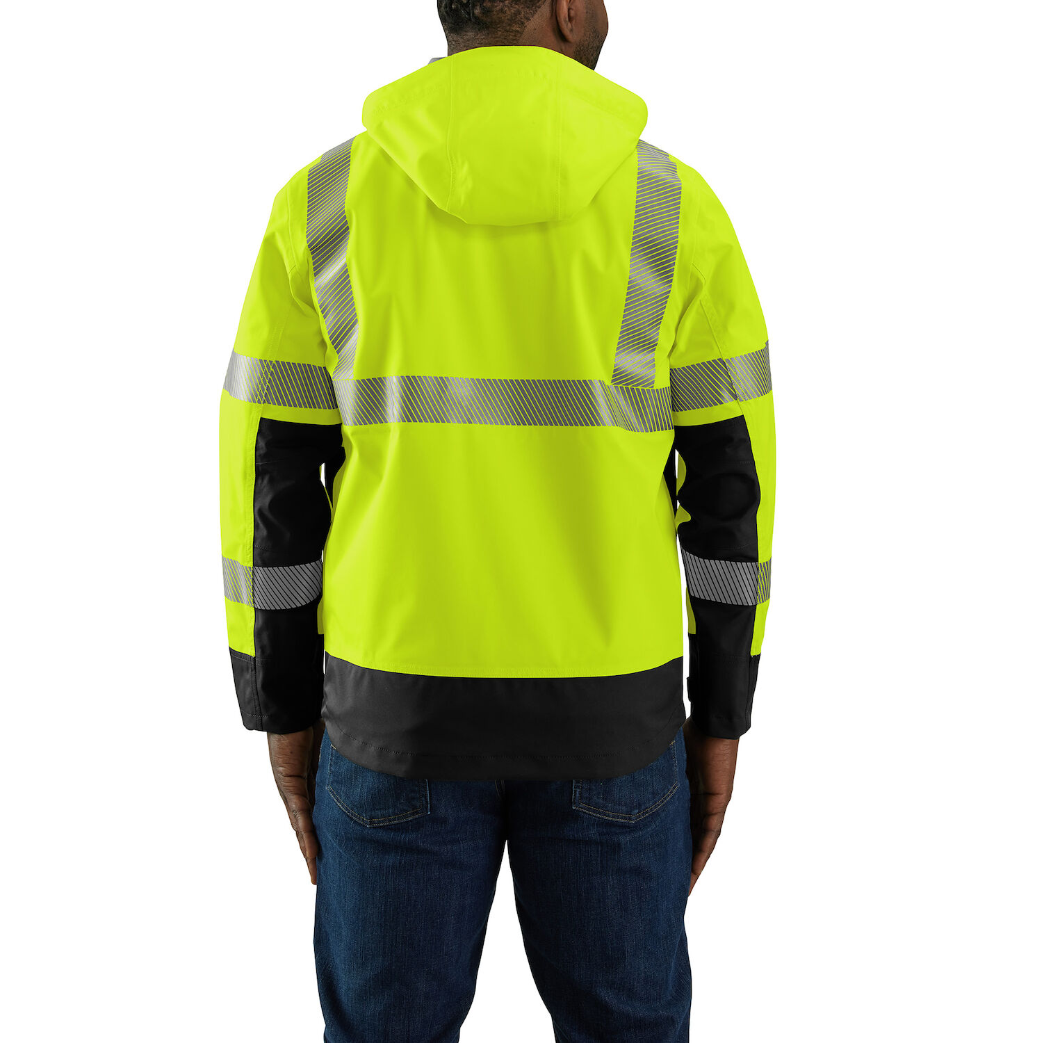 Carhartt Men's High-Visibility Storm Defender Loose Fit Light weight Class 3 Jacket