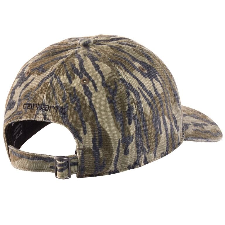 Carhartt Men's Canvas Camo Cap in Mossy Oak Bottomland Camo