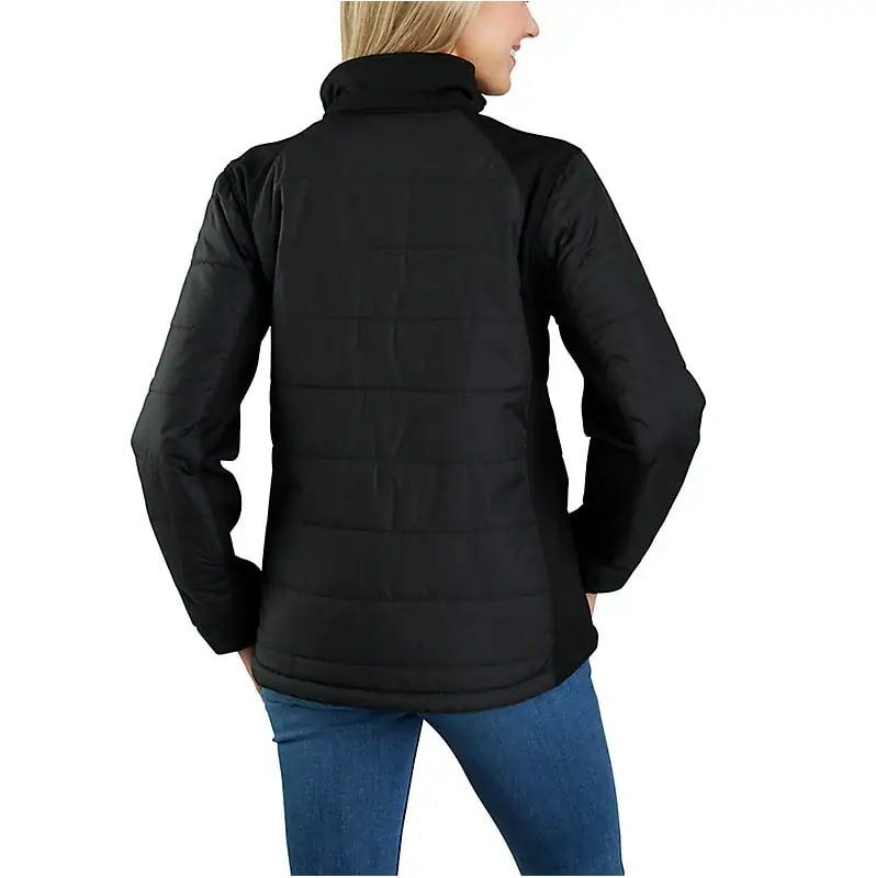 Carhartt Women's Relaxed Fit Insulated Lighweight Puffer Jacket in Black
