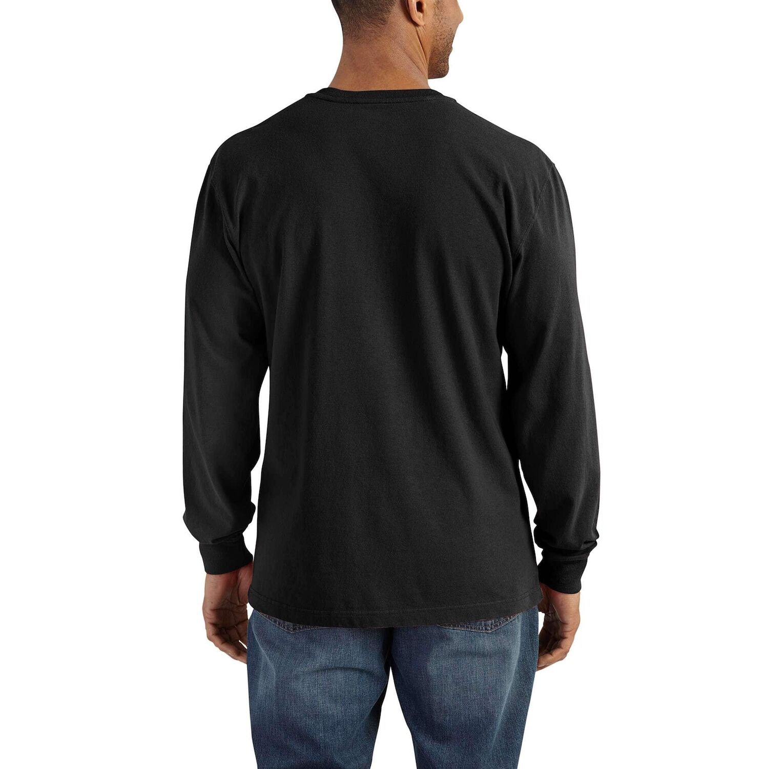 Carhartt Men's Loose Fit Heavyweight Long-Sleeve Pocket Henley T-Shirt