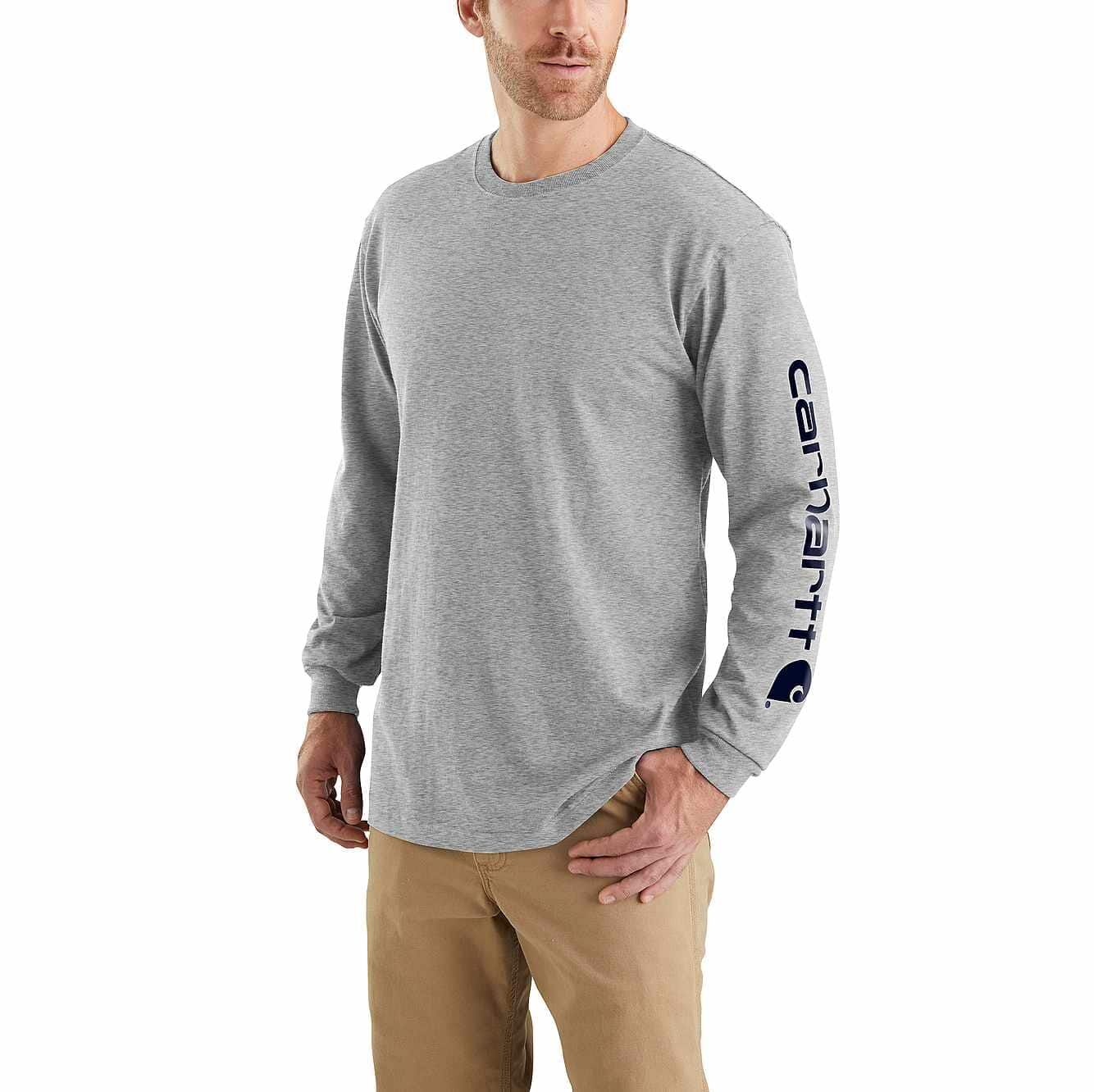 Workwear Long-Sleeve Graphic Logo T Shirt