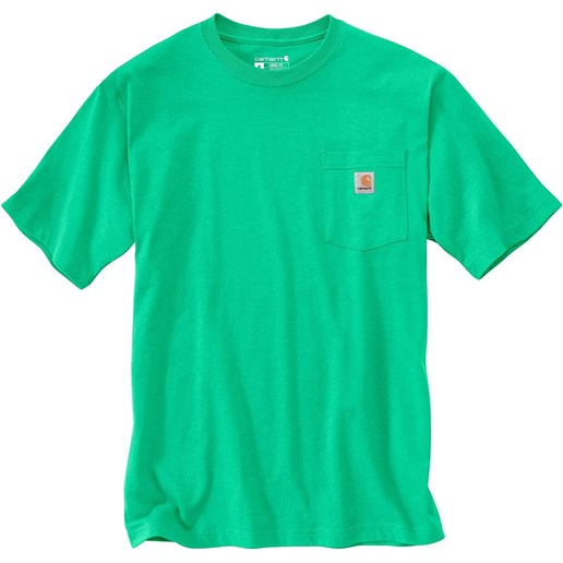 Carhartt Men's K87 Workwear Pocket Short Sleeve T-shirt in Blue Stone