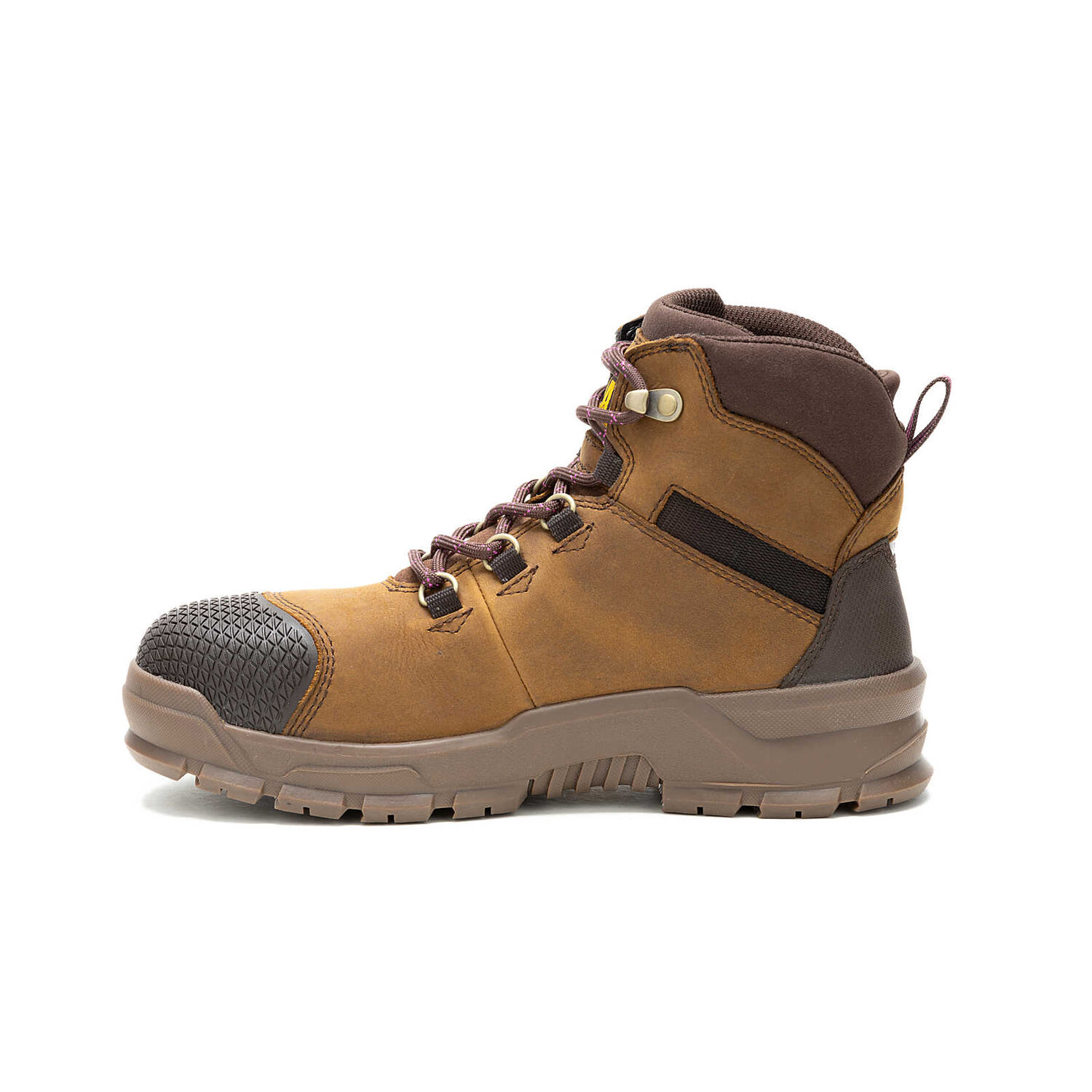 CAT Women's Accomplice X Waterproof Steel Toe Work Boot in Crisp