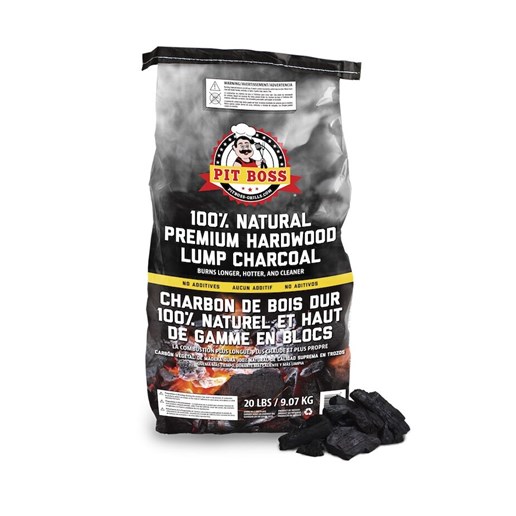 100% Natural Premium Hardwood BBQ Charcoal Fuel, 20-Lb Bag