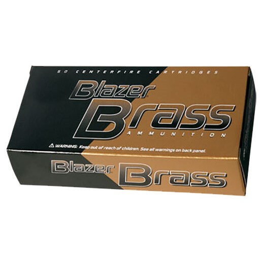 CCI Blazer Brass, 9mm, FMJ-RN, 115 Grain, 50 Rounds