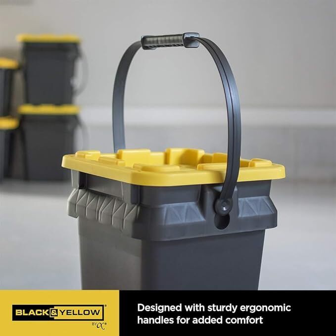 CX Black & Yellow Heavy Duty Bucket, 5-Gal