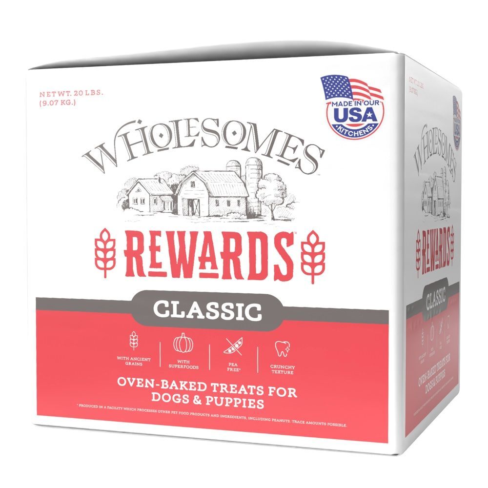 Wholesomes Rewards Large Variety Dog Treats, 20-Lb