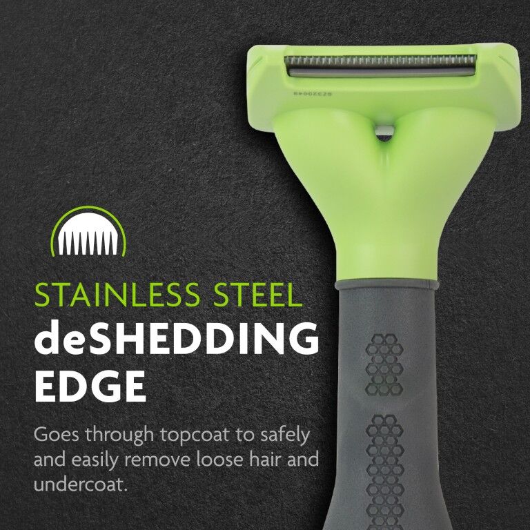 Furminator Undercoat Deshedding Tool for Small Long-Haired Dogs