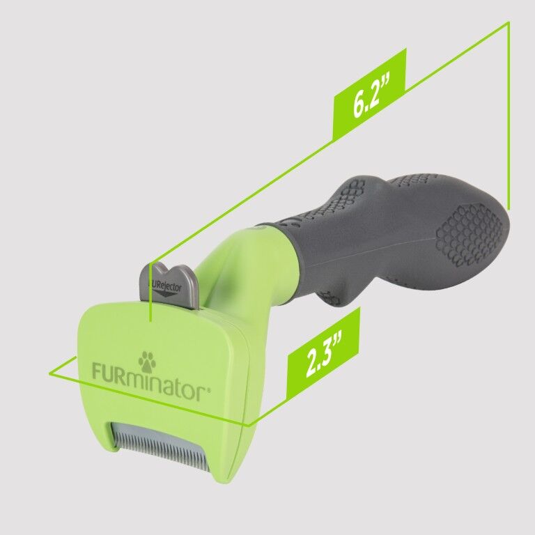Furminator Undercoat Deshedding Tool for Small Long-Haired Dogs