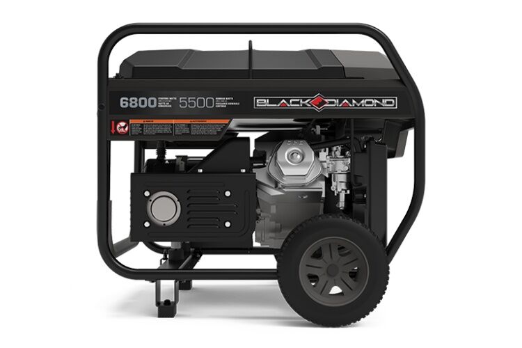 Black Diamond 5500-Watt Portable Gas Electric Start Generator