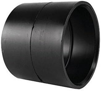 Charlotte Pipe ABS DWV Coupler Adapter, 2-In Hub x 2-In Hub