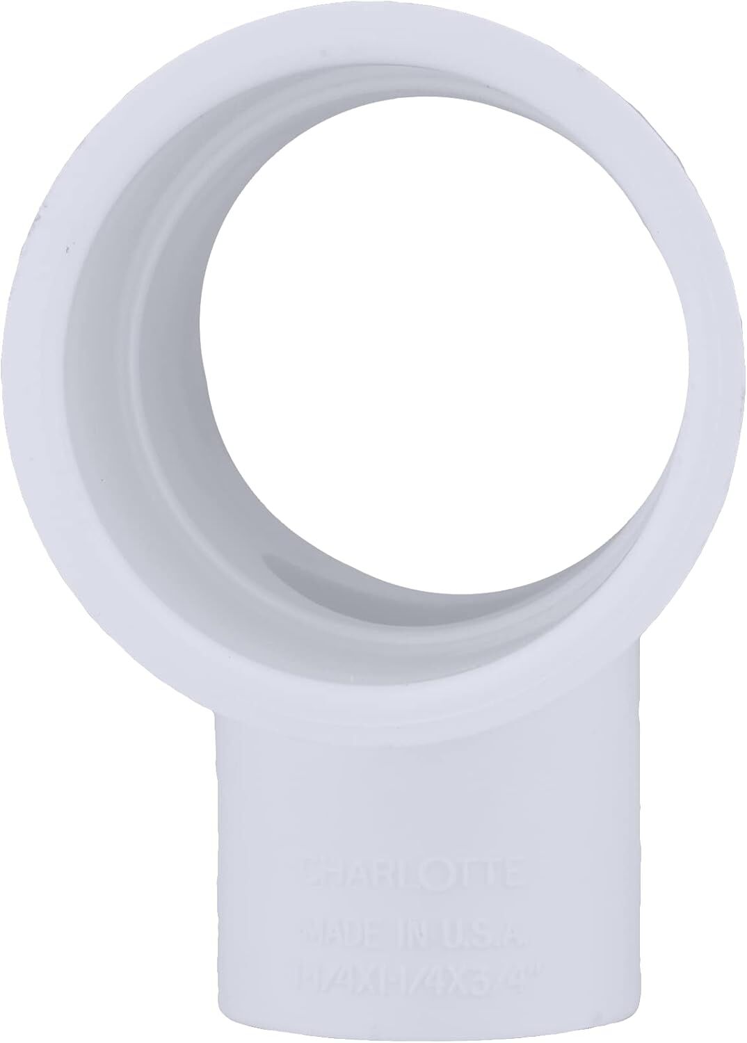 Charlotte Pipe Schedule 40 PVC Reducing Tee, 1 1/4-In-In Slip x 1 1/4-In Slip x 3/4-In Slip